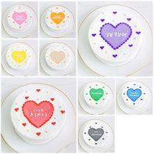 画像をギャラリービューアに読み込む, BIGハートセンイルケーキ