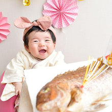 画像をギャラリービューアに読み込む, お食い初め用 真鯛。