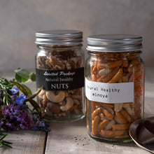 画像をギャラリービューアに読み込む, 7種ミックスナッツ (190g) と 柿ピー (155g) 中瓶 2本セット | 神戸のおまめさんみの屋