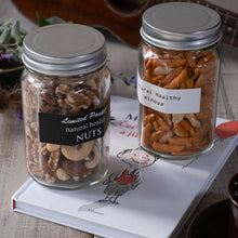 画像をギャラリービューアに読み込む, 7種ミックスナッツ (190g) と 柿ピー (155g) 中瓶 2本セット | 神戸のおまめさんみの屋
