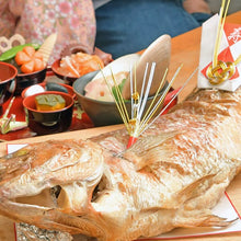 画像をギャラリービューアに読み込む, 真鯛の塩焼き