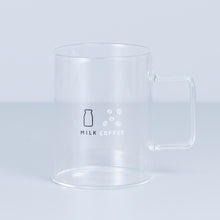画像をギャラリービューアに読み込む, 珈琲牛乳のグラスD(耐熱グラス)