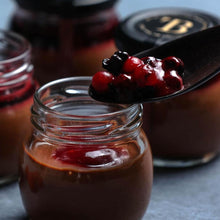 画像をギャラリービューアに読み込む, 胎内産ブルーべリーを使用したチョコレートムース