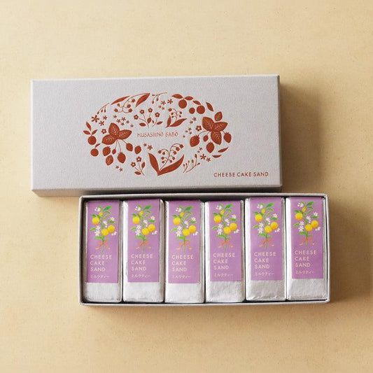 【期間限定】 武蔵野茶房 チーズケーキサンド〈ミルクティー〉 - CHEESECAKE SAND MILK TEA-
