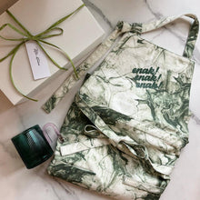 画像をギャラリービューアに読み込む, 【DELISH MALL限定】マーブルエプロン×耐熱グラスギフトセット