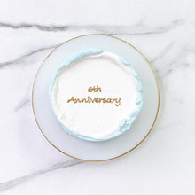 画像をギャラリービューアに読み込む, 6本ろうそく付き デザインセンイルケーキ