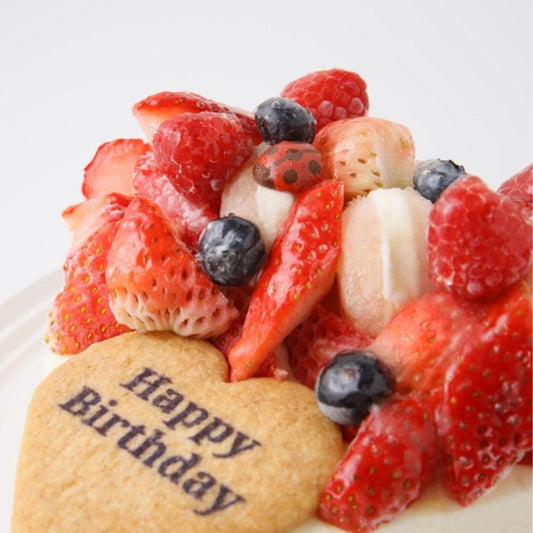 ハートのアイスクリームデコレーション