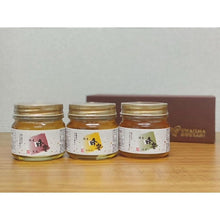画像をギャラリービューアに読み込む, 3種の国産はちみつギフト