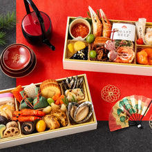 画像をギャラリービューアに読み込む, 燈花監修 和洋折衷スイーツ付きおせち 二段重