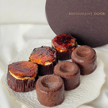 画像をギャラリービューアに読み込む, フォンダンショコラとミニバスクチーズケーキ