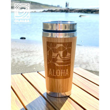 画像をギャラリービューアに読み込む, プルメリアALOHAデザインバンブータンブラー