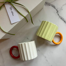 画像をギャラリービューアに読み込む, グリーンイエロー×ホワイトレッド