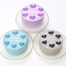 画像をギャラリービューアに読み込む, ハートデザインセンイルケーキ