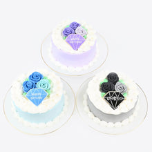 画像をギャラリービューアに読み込む, ダイヤプレート薔薇ケーキ