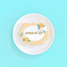画像をギャラリービューアに読み込む, 薔薇プレートクッキー