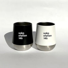 画像をギャラリービューアに読み込む, オリジナルステンレスカップ WHITE/BLACK