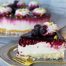 画像をギャラリービューアに読み込む, 【ビーガン】カネリータ名物 ブルーベリーレアチーズケーキ