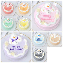 画像をギャラリービューアに読み込む, とろける雪だるまケーキ