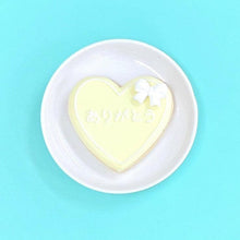 画像をギャラリービューアに読み込む, ハート型パステルリボンプレート
