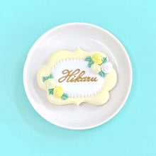 画像をギャラリービューアに読み込む, 薔薇プレートクッキー