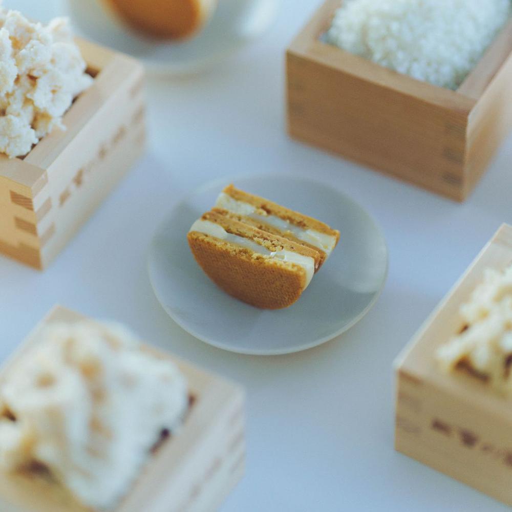 酒粕と柚子のバターサンド