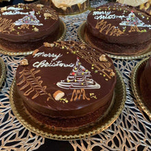 画像をギャラリービューアに読み込む, クリスマスチョコガナッシュケーキ