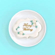 画像をギャラリービューアに読み込む, 薔薇プレートクッキー