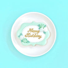 画像をギャラリービューアに読み込む, 薔薇プレートクッキー