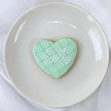 画像をギャラリービューアに読み込む, キルティング風バースデープレートクッキー