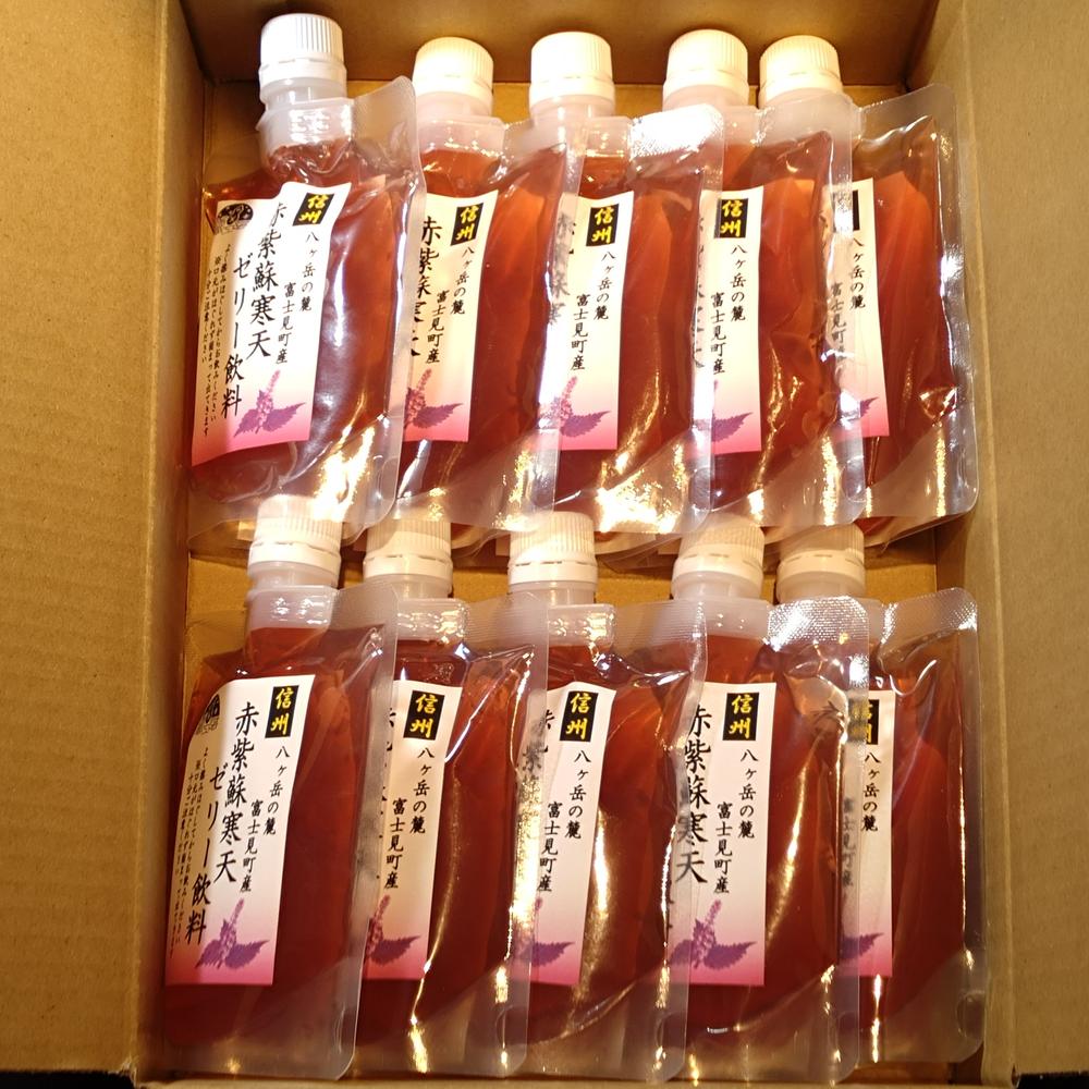 赤紫蘇寒天ゼリー飲料150㎖(10個入)