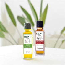 画像をギャラリービューアに読み込む, チーズにもよく合うミディアムフルーティーオリーブオイルとバルサミコ酢セット | OLiVO(オリーヴォ)