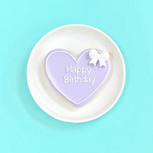 画像をギャラリービューアに読み込む, ハート型パステルリボンプレート