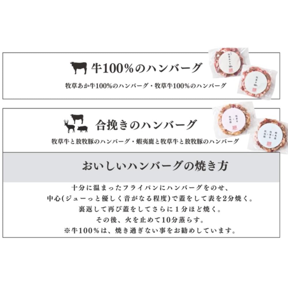 ハンバーグ4兄弟セット(120g×4個セット) | GOODGOODMEAT