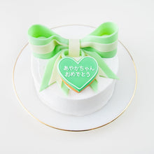画像をギャラリービューアに読み込む, センターラインリボンセンイルケーキ