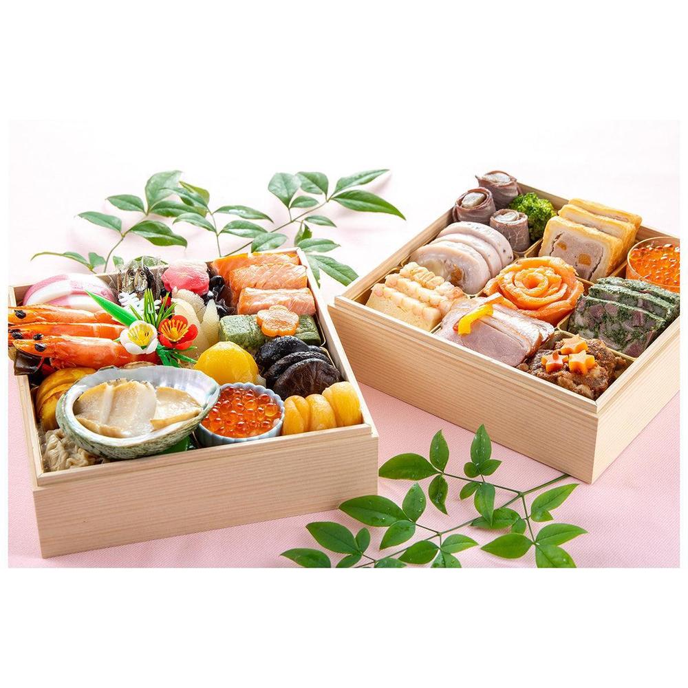 2026年 和洋二段重おせち 3人前(32品)【糖質に配慮】 | 美食良菜