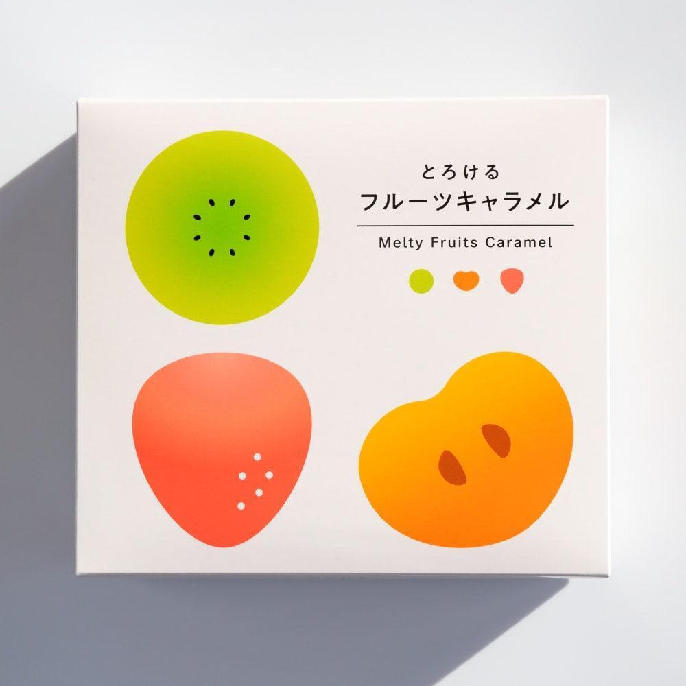 とろけるフルーツキャラメル ギフトボックス | ナニワのソフトこんぶ飴