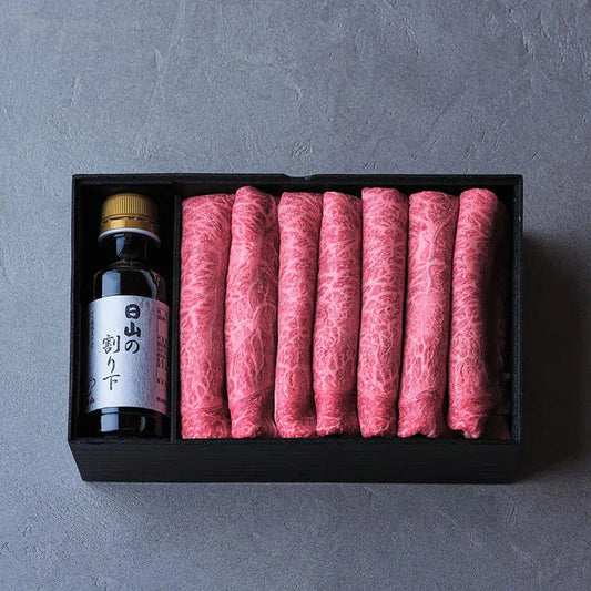 国産黒毛和牛(肩)割り下付き【折詰】600g
