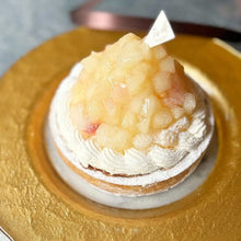 画像をギャラリービューアに読み込む, 贅沢どっさり桃のチーズタルト