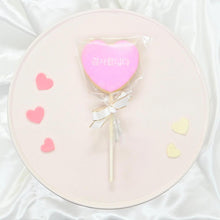 画像をギャラリービューアに読み込む, ハートプレートロリポップクッキー