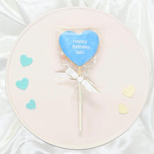 画像をギャラリービューアに読み込む, ハートプレートロリポップクッキー