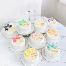 画像をギャラリービューアに読み込む, リボン付きキルティングケーキ