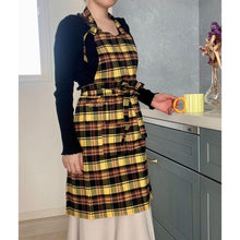 画像をギャラリービューアに読み込む, 【DELISH MALL限定】チェックエプロン×配色マグカップギフトセット