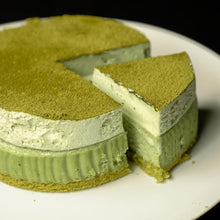 画像をギャラリービューアに読み込む, 八女茶を使った抹茶のちーずけーき | 大三萬年堂HANARE