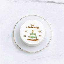 画像をギャラリービューアに読み込む, バースデーデザインセンイルケーキ