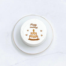 画像をギャラリービューアに読み込む, バースデーデザインセンイルケーキ