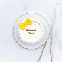 画像をギャラリービューアに読み込む, リボン付き ハートドットデザインケーキ