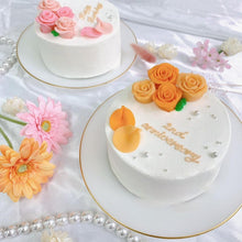 画像をギャラリービューアに読み込む, 選べる2色の薔薇ケーキ