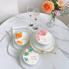 画像をギャラリービューアに読み込む, 選べる2色の薔薇ケーキ