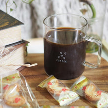 画像をギャラリービューアに読み込む, 珈琲牛乳のグラス(消え文字グラス) (Dタイプ(耐熱グラス・英語ロゴ))(特許取得済)