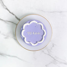 画像をギャラリービューアに読み込む, メッセージセンイルケーキ